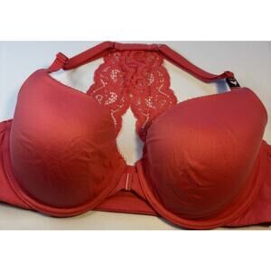 Victoria's Secret Body By Victoria 34D Coarl Lace Demi Underwire Front Closure